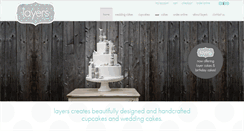 Desktop Screenshot of layersweddingcakes.com